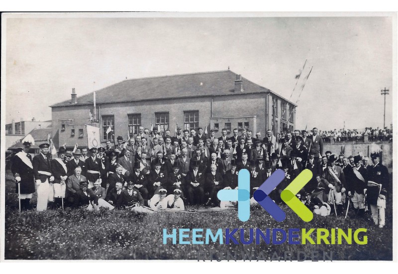 Lobith 1935 Schutters Gilde EMM Groepsfoto